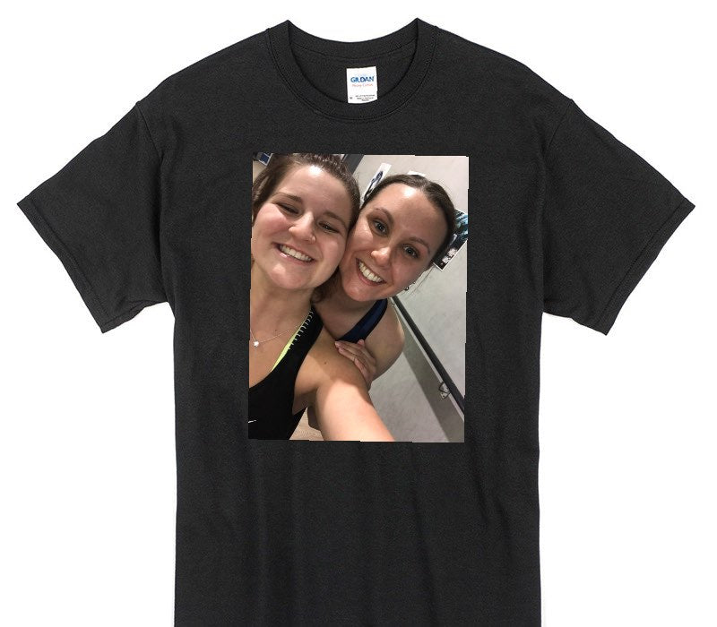 Custom Gildan 100% Cotton Black T-Shirt