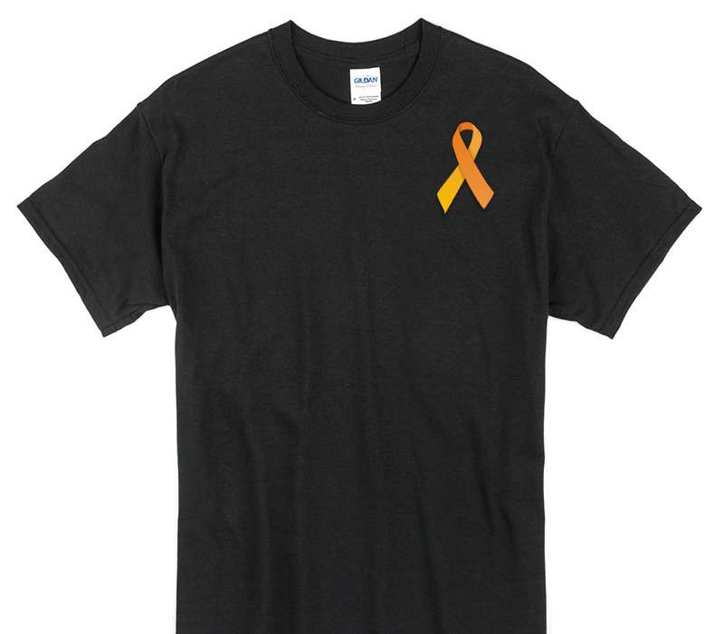 Custom Gildan 100% Cotton Black T-Shirt