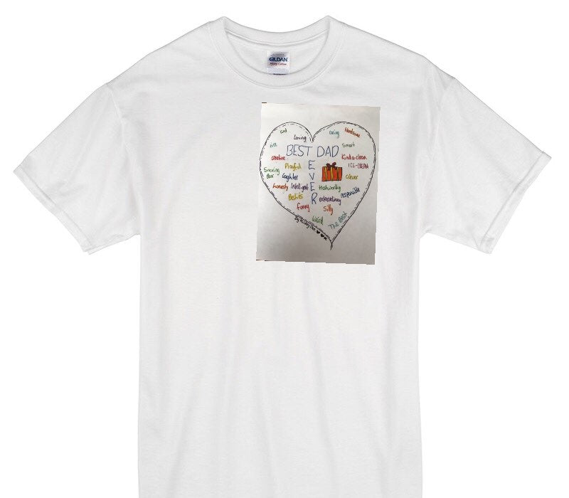 Custom Gildan 100% Cotton White T-Shirt