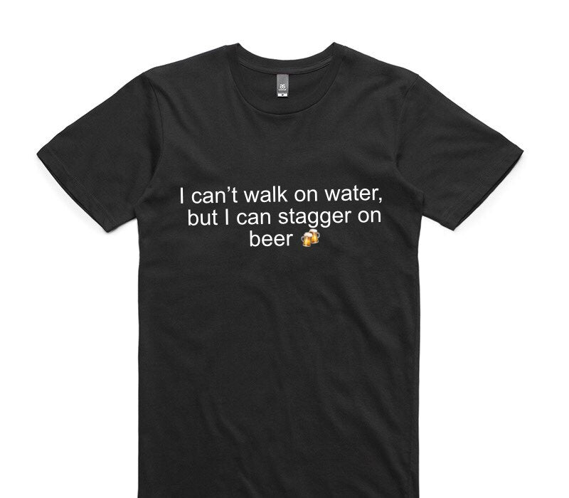 Custom AS Colour 100% Cotton Black T-Shirt