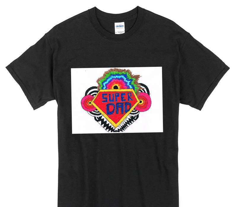 Custom Gildan 100% Cotton Black T-Shirt