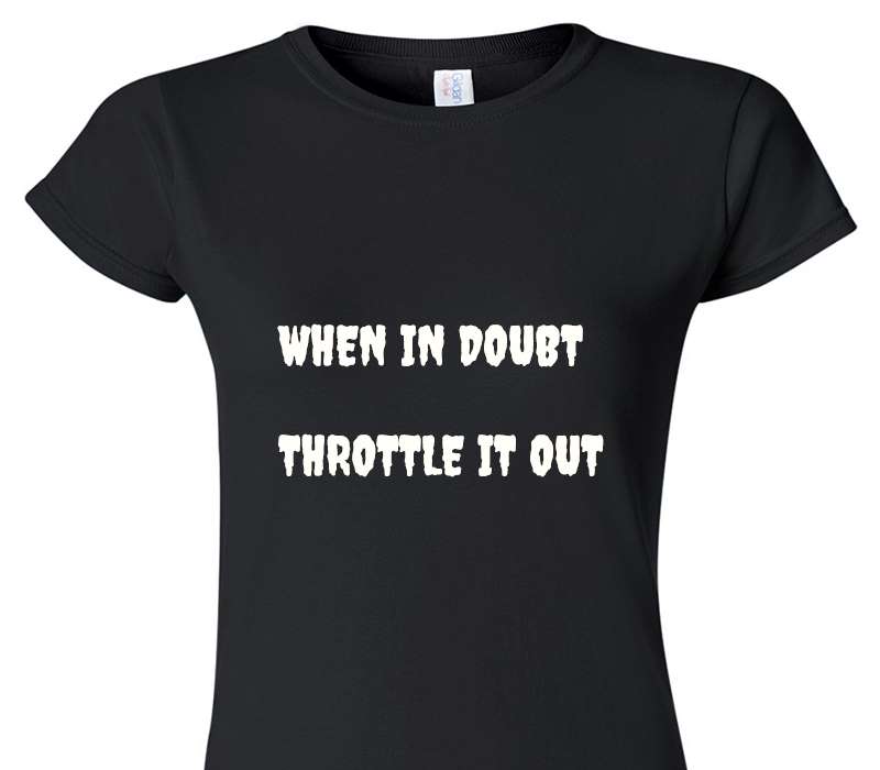 Custom Womens Soft Style 100% Cotton Black T-Shirt