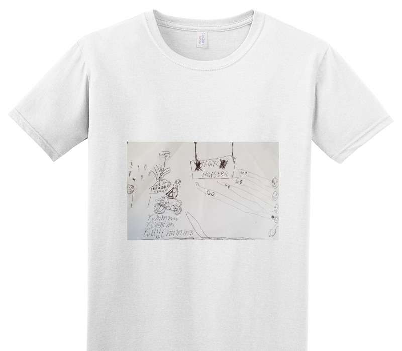 Custom Adult Soft Style 100% Cotton White T-Shirt
