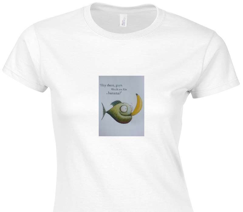 Custom Womens Soft Style 100% Cotton White T-Shirt