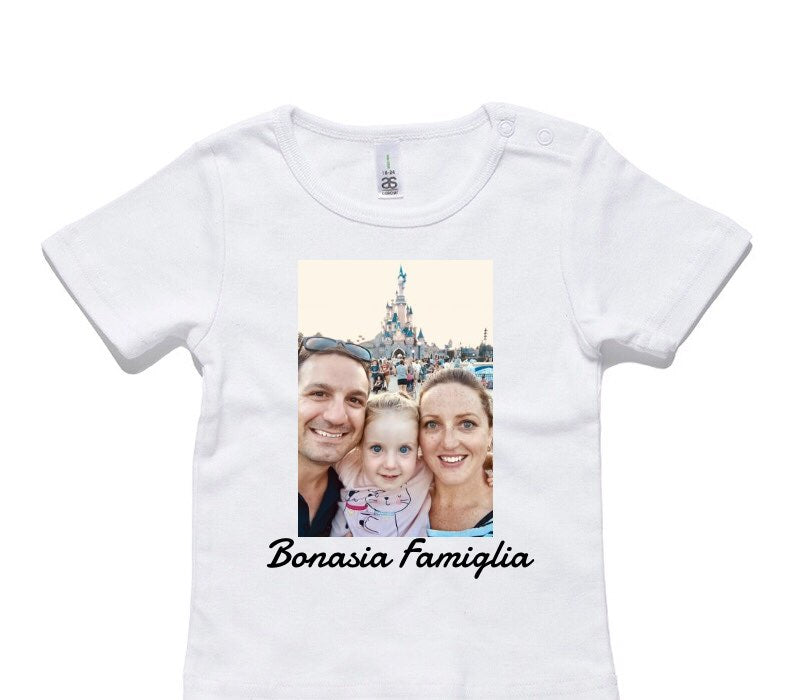 Custom AS Colour White Baby T-Shirt