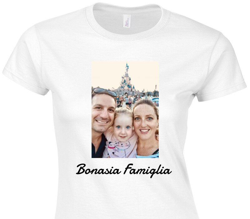 Custom Womens Soft Style 100% Cotton White T-Shirt