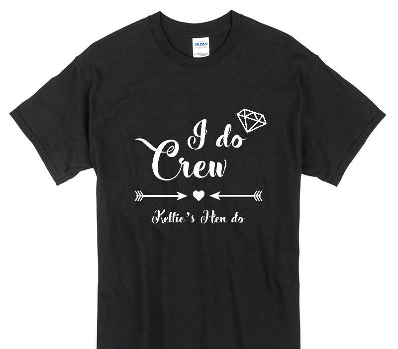 Custom Gildan 100% Cotton Black T-Shirt
