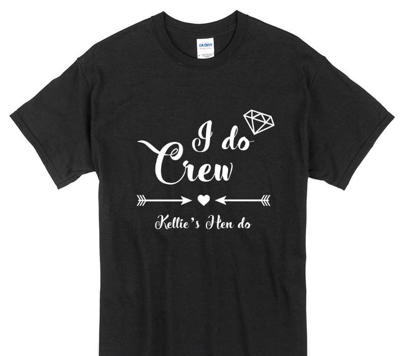 Custom Gildan 100% Cotton Black T-Shirt