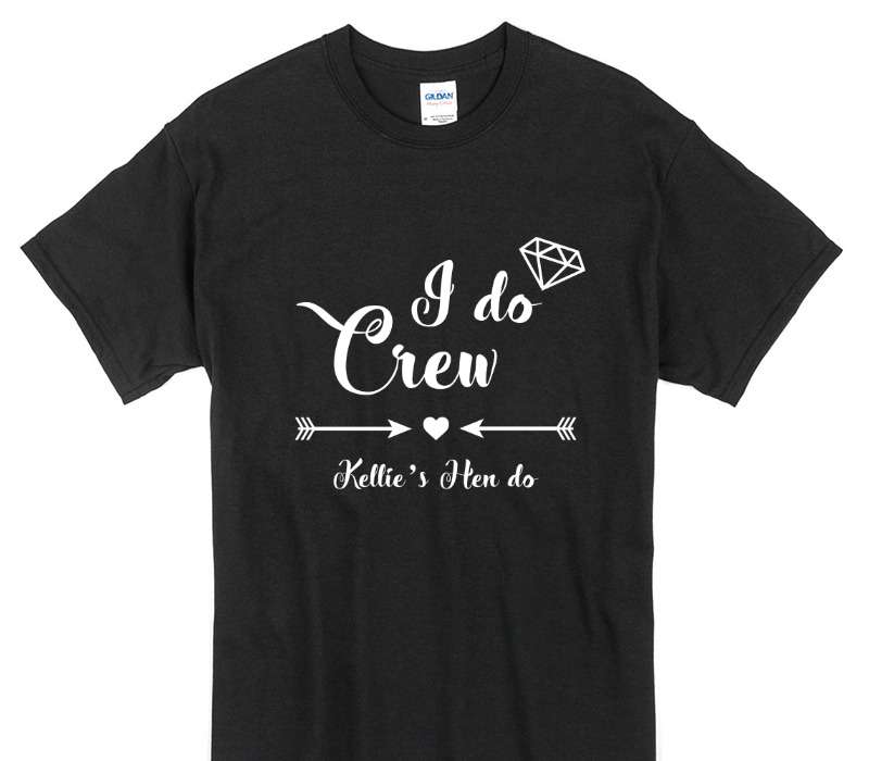 Custom Gildan 100% Cotton Black T-Shirt