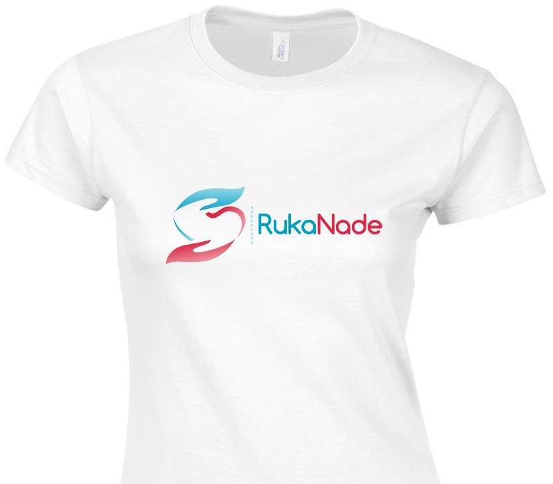 Custom Womens Soft Style 100% Cotton White T-Shirt