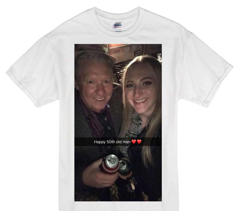 Custom Gildan 100% Cotton White T-Shirt