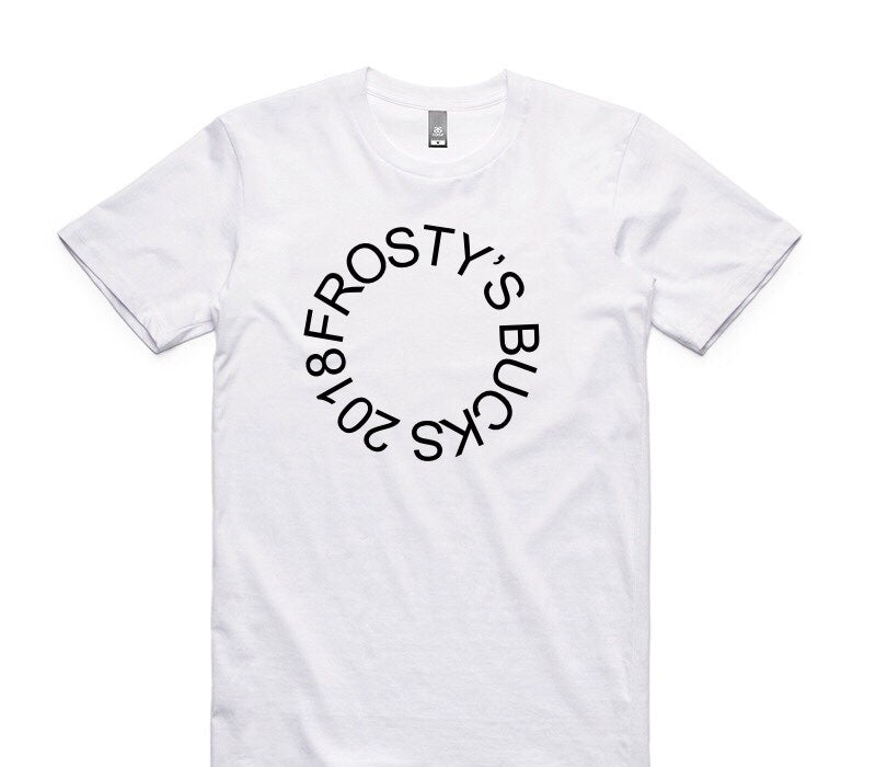 Custom AS Colour 100% Cotton White T-Shirt
