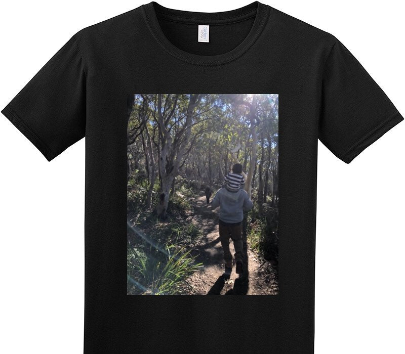 Custom Adult Soft Style 100% Cotton Black T-Shirt