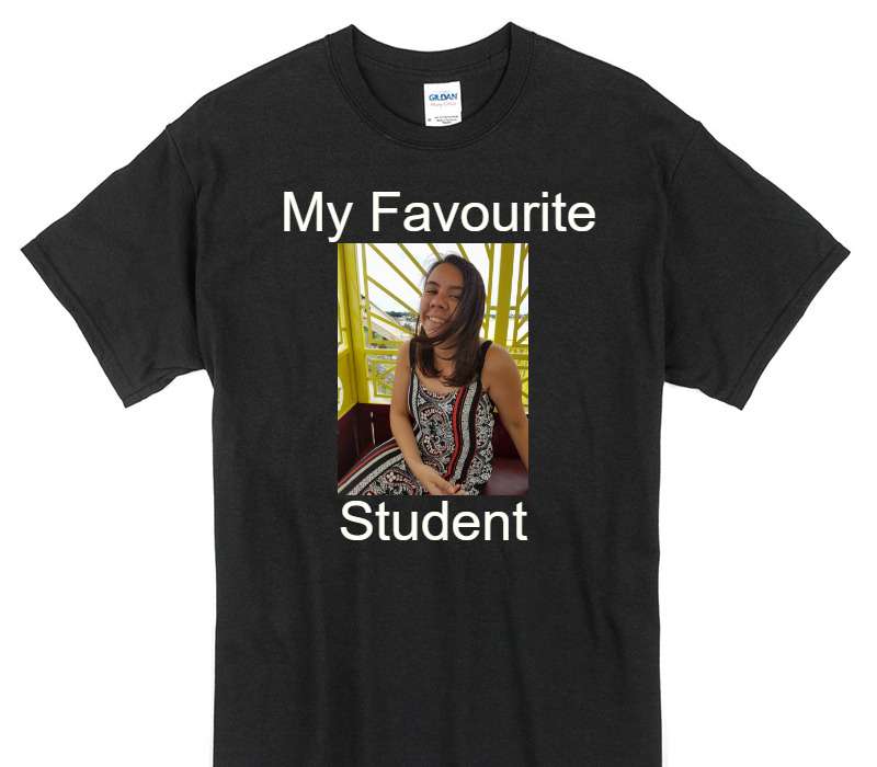 Custom Gildan 100% Cotton Black T-Shirt