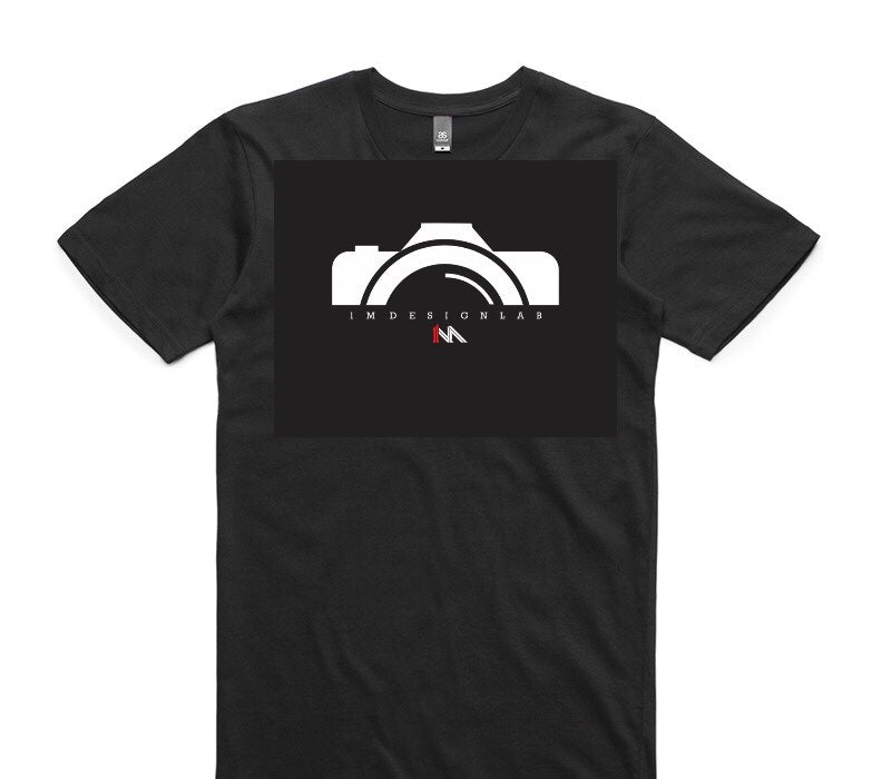 Custom AS Colour 100% Cotton Black T-Shirt