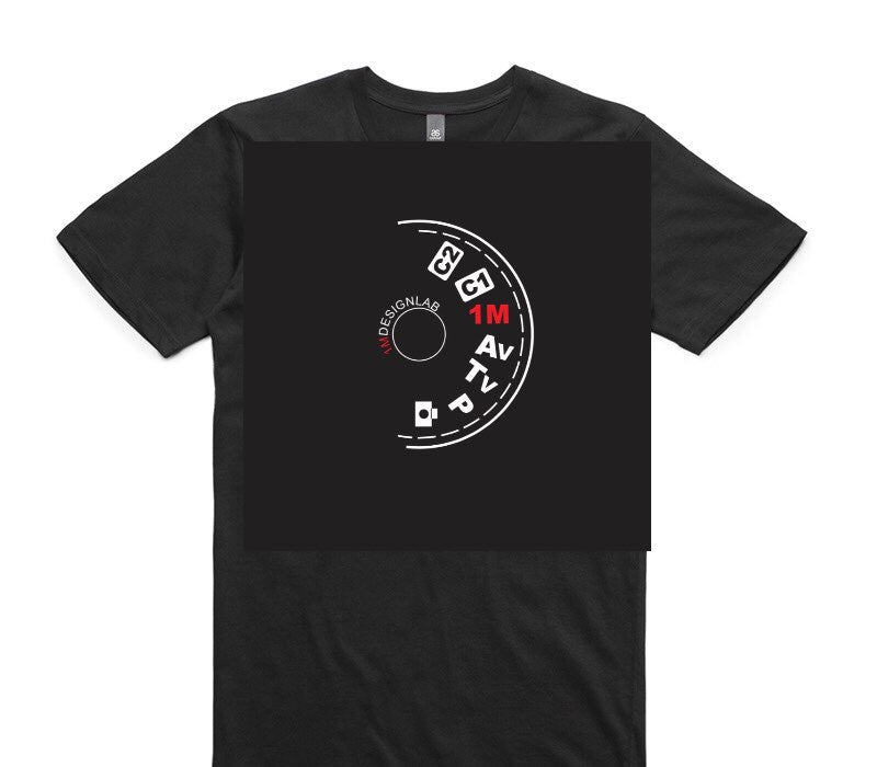 Custom AS Colour 100% Cotton Black T-Shirt