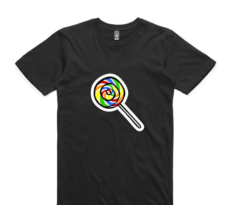 Custom AS Colour 100% Cotton Black T-Shirt