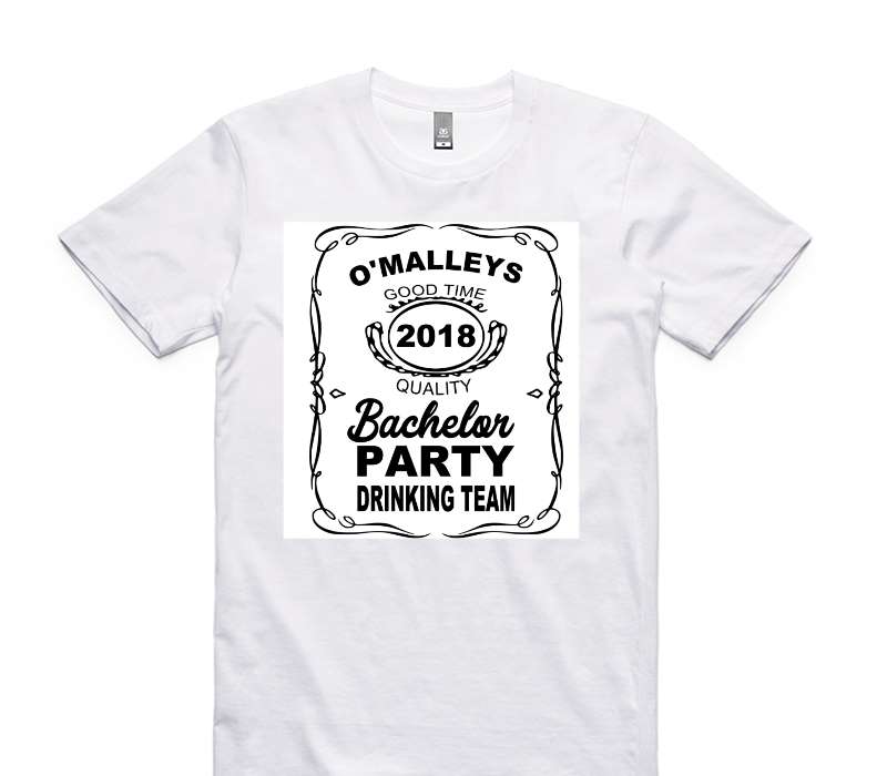 Custom AS Colour 100% Cotton White T-Shirt