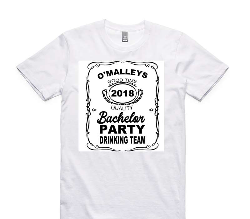 Custom AS Colour 100% Cotton White T-Shirt