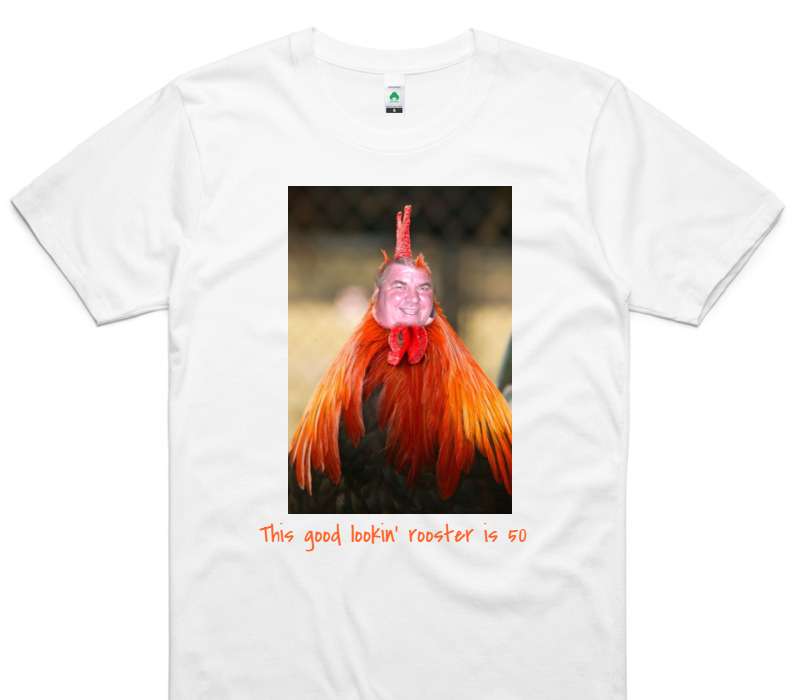 Custom AS Colour 100% Organic Cotton White T-Shirt