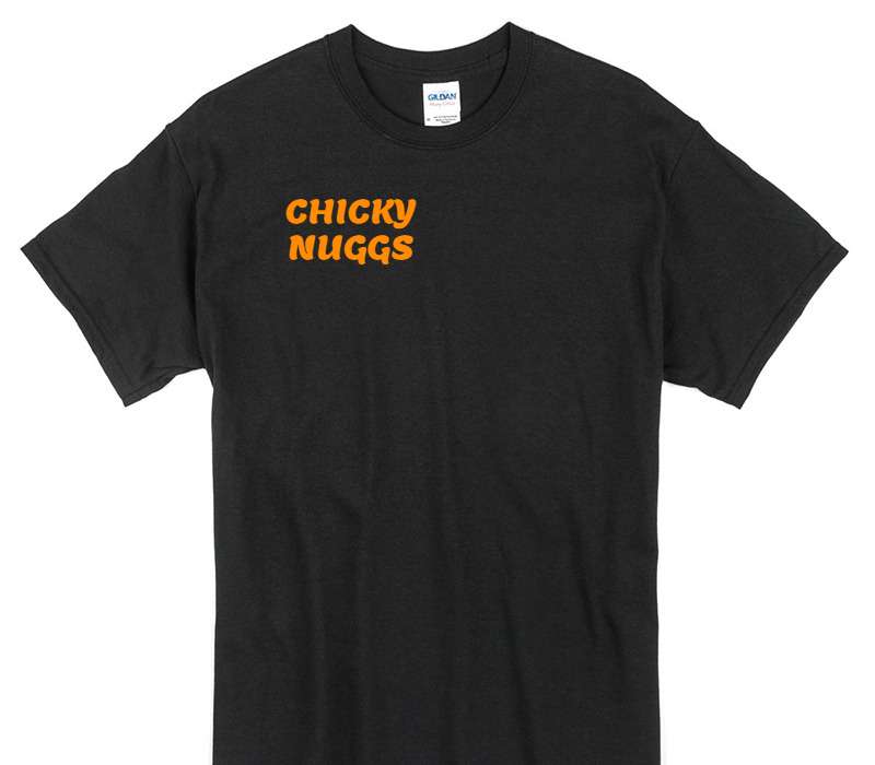 Custom Gildan 100% Cotton Black T-Shirt