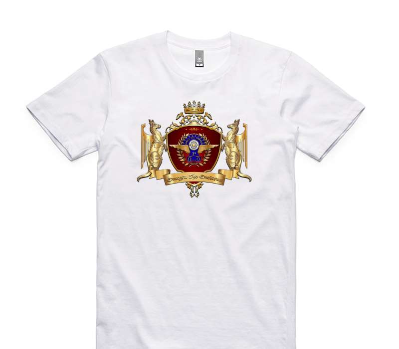 Custom AS Colour 100% Cotton White T-Shirt