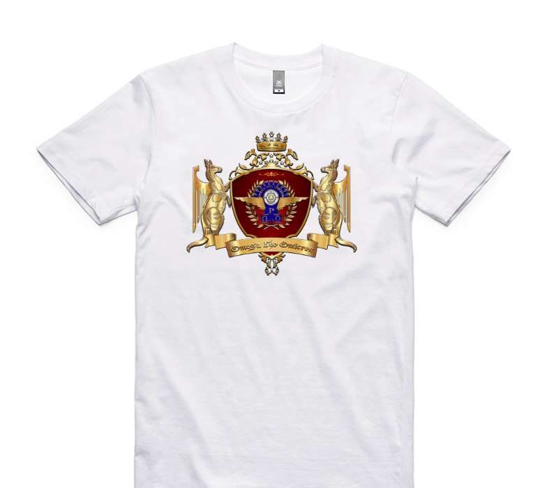 Custom AS Colour 100% Cotton White T-Shirt