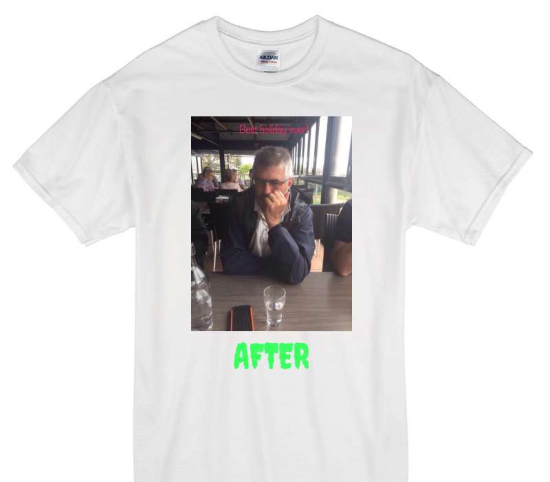 Custom Gildan 100% Cotton White T-Shirt
