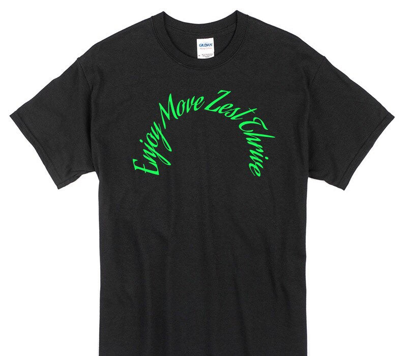 Custom Gildan 100% Cotton Black T-Shirt