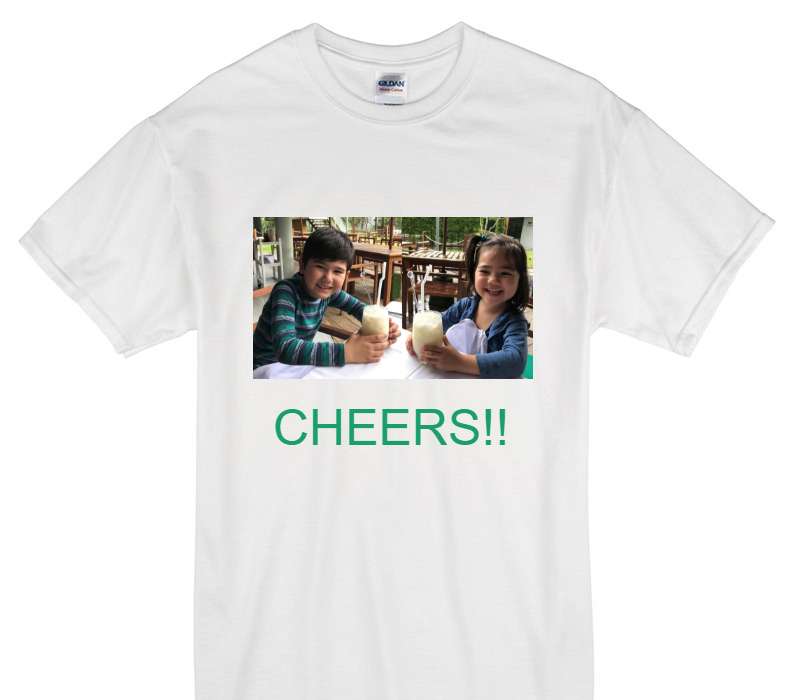 Custom Gildan 100% Cotton White T-Shirt