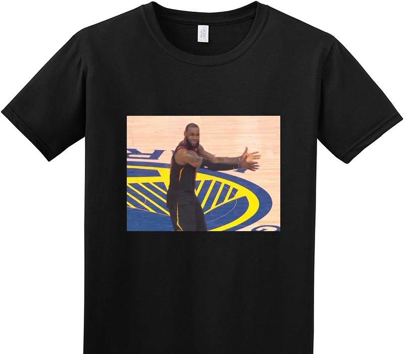 Custom Adult Soft Style 100% Cotton Black T-Shirt