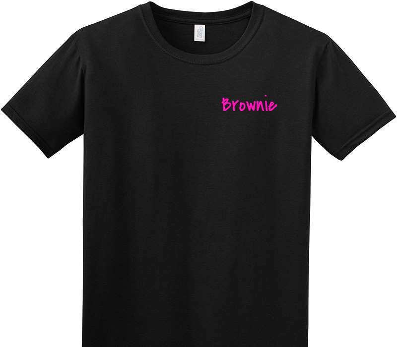 Custom Adult Soft Style 100% Cotton Black T-Shirt