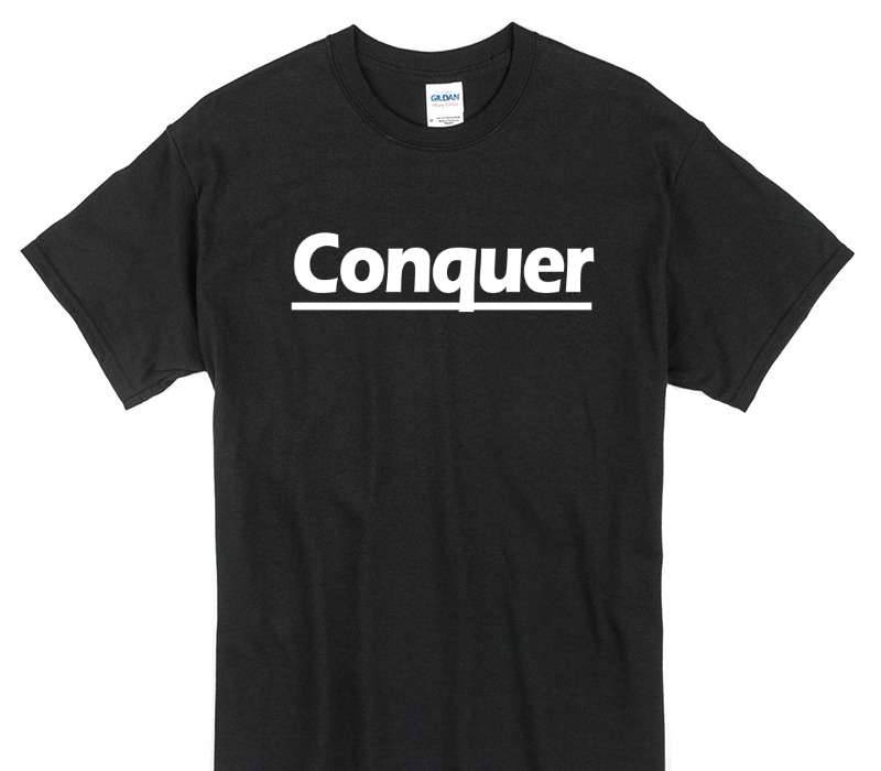 Custom Gildan 100% Cotton Black T-Shirt