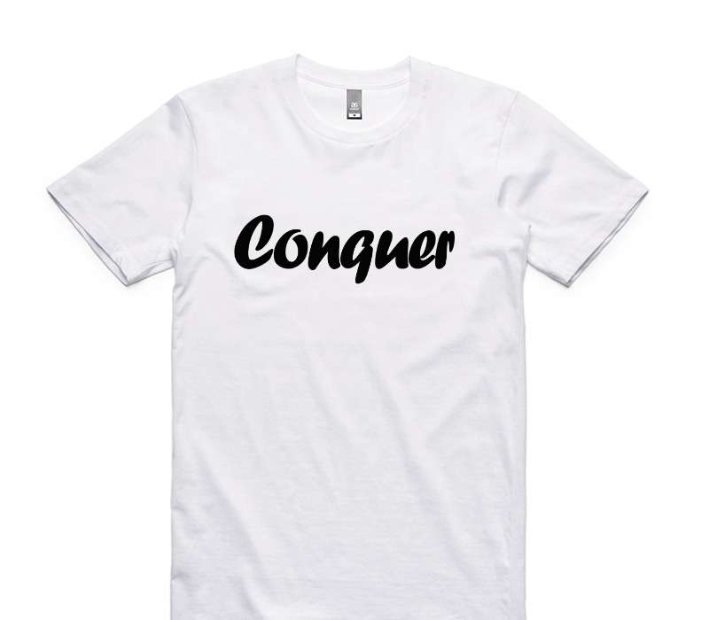 Custom AS Colour 100% Cotton White T-Shirt