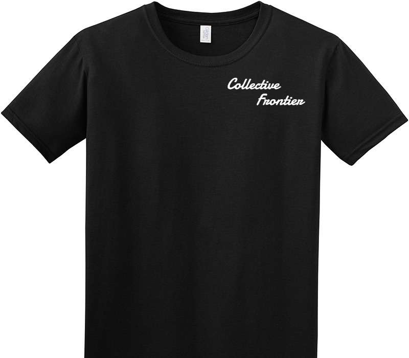 Custom Adult Soft Style 100% Cotton Black T-Shirt
