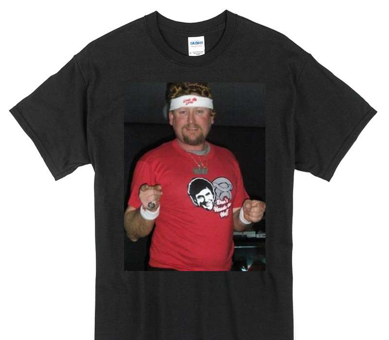 Custom Gildan 100% Cotton Black T-Shirt
