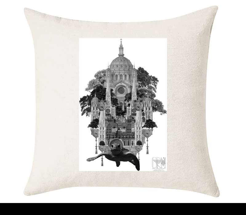 Custom Cushion Cover 50cm x 50 cm Off White