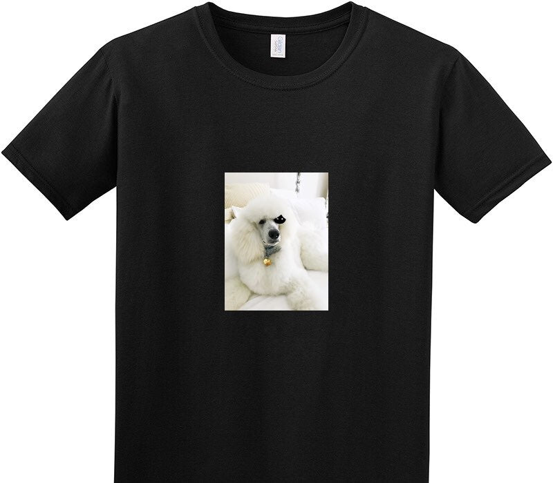 Custom Adult Soft Style 100% Cotton Black T-Shirt