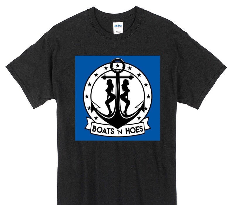 Custom Gildan 100% Cotton Black T-Shirt