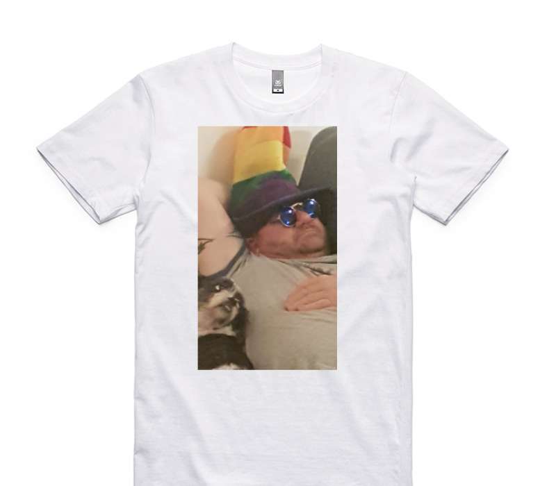 Custom AS Colour 100% Cotton White T-Shirt