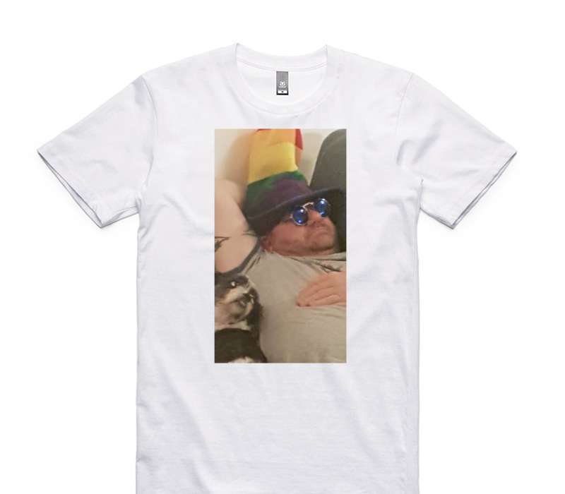 Custom AS Colour 100% Cotton White T-Shirt