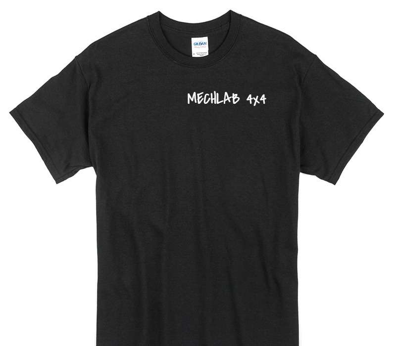 Custom Gildan 100% Cotton Black T-Shirt