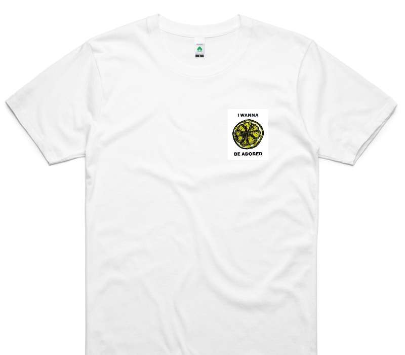 Custom AS Colour 100% Organic Cotton White T-Shirt