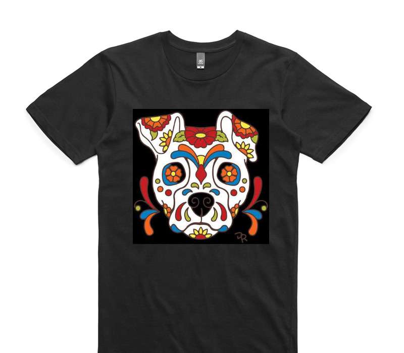 Custom AS Colour 100% Cotton Black T-Shirt