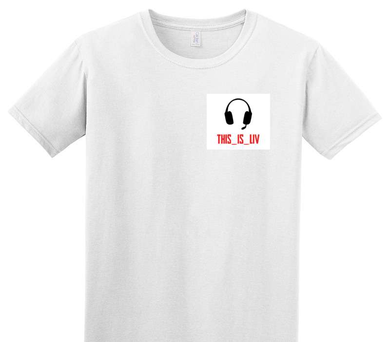 Custom Adult Soft Style 100% Cotton White T-Shirt