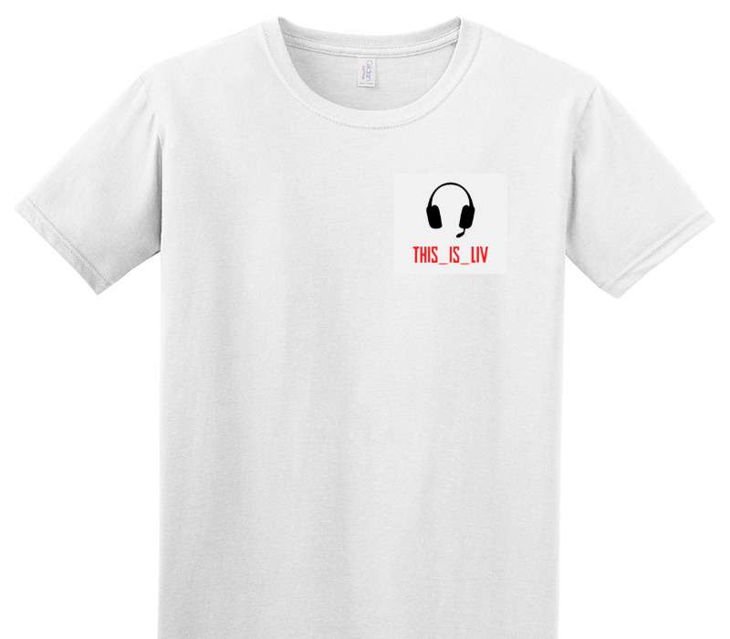Custom Adult Soft Style 100% Cotton White T-Shirt