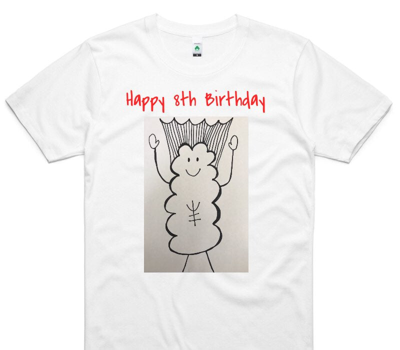 Custom AS Colour 100% Organic Cotton White T-Shirt