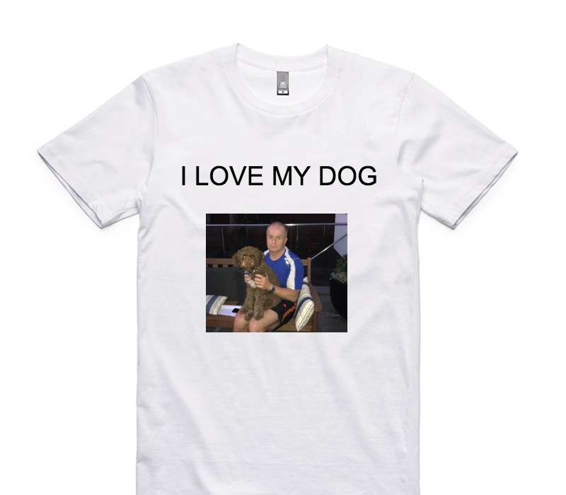 Custom AS Colour 100% Cotton White T-Shirt