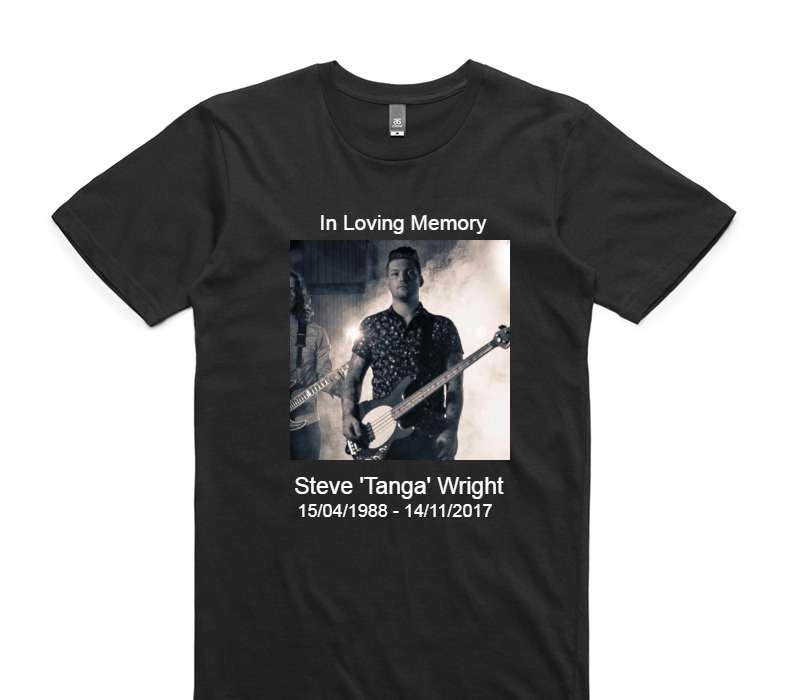 Custom AS Colour 100% Cotton Black T-Shirt