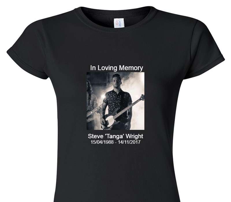 Custom Womens Soft Style 100% Cotton Black T-Shirt